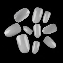 details of Round Shape Full Cover Nail Tips_3