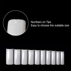 details of Square French Nail Tips-2