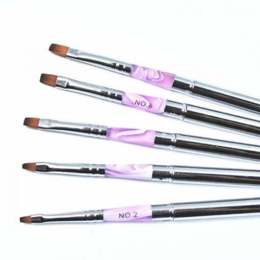 Different sizes of Gel Nail Brush With Detachable Handle