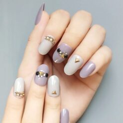 effect of round shape full cover tips