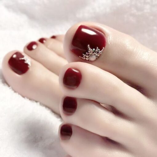effects of 500pcs Full Cover Toe Tips With Box
