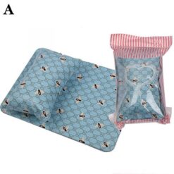 Fashionable Style Soft PU Leather Nail Art Hand Rest Cushion With Foldable Mat Pad Set-9