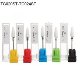 Mũi khoan gốm sứ trắng hình ngọn lửa cỡ chuôi 3/32″ TC020ST-TC024ST