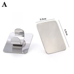 Four Shapes Stainless Mini Size Nail Art Color Palette Ring-A