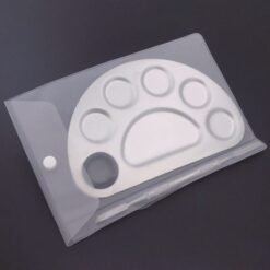Four Shapes Stainless Steel Nail Art Makeup Color Palette-9