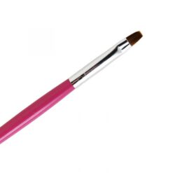 Gel Nail Brush With Rose Wooden Handle