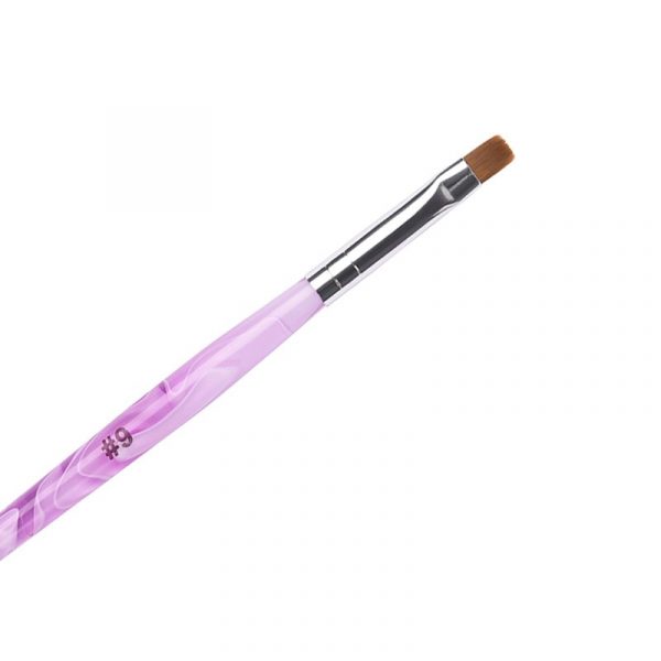 Gel Nail Brush With Spray Design Handle