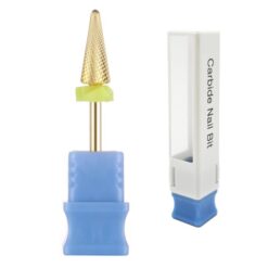 Mũi khoan làm sạch biểu bì bằng cacbua vonfram đa chức năng phủ lớp vàng 3/32” đầu côn – Mẫu T-L0615