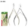 High Quality Gold and silver Stainless Steel Cuticle Nippers D501-0
