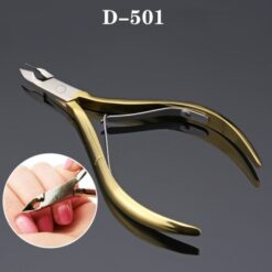 High Quality Gold and silver Stainless Steel Cuticle Nippers D501-1