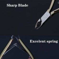 High Quality Gold and silver Stainless Steel Cuticle Nippers D501-3