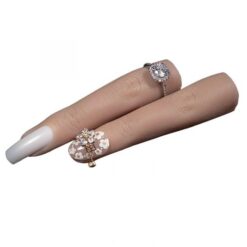 Highly Simulated Silicone Nail Art Practice Trainer Finger-2