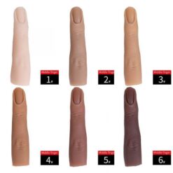 Highly Simulated Silicone Nail Art Practice Trainer Finger-6