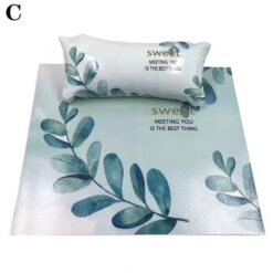 Ins Style Soft PU Leather Nail Art Hand Rest Cushion And Mat Pad Set-C