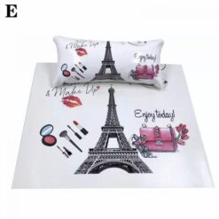 Ins Style Soft PU Leather Nail Art Hand Rest Cushion And Mat Pad Set-E