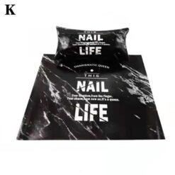 Ins Style Soft PU Leather Nail Art Hand Rest Cushion And Mat Pad Set-K