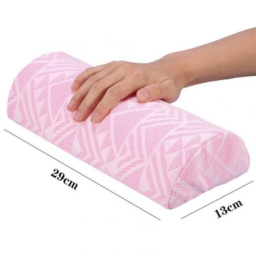 Lace Style Sponge Hand Cushion Pillow Nail Art Hand Rest-5