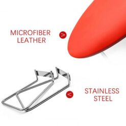 Microfiber Leather Nail Cushion Pillow With Two Holders-4