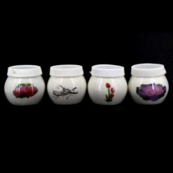 Nail Art Ceramic Acrylic Dappen Dish With Plastic Lid-5