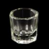 Nail Art Octangle Shape Glass Acrylic Dappen Dish