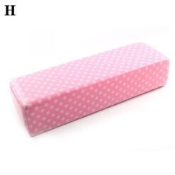 Nail Art PU Leather Hand Rest Manicure Cushion Pillow-H