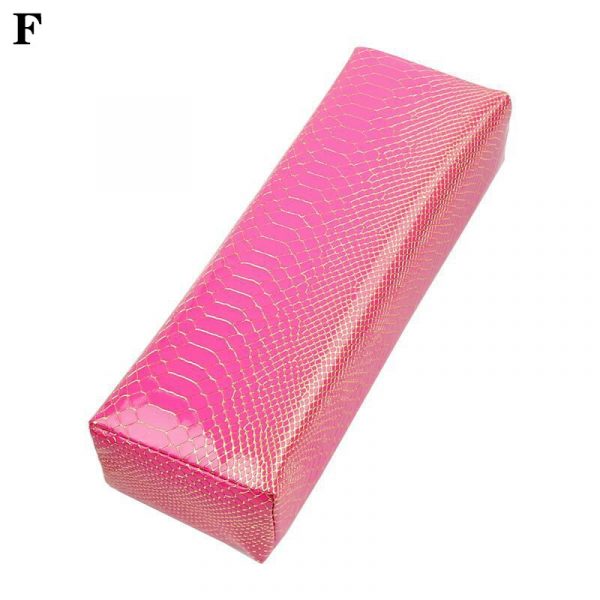 Nail Art Snake Pattern PU Leather Hand Rest Manicure Cushion Pillow-12