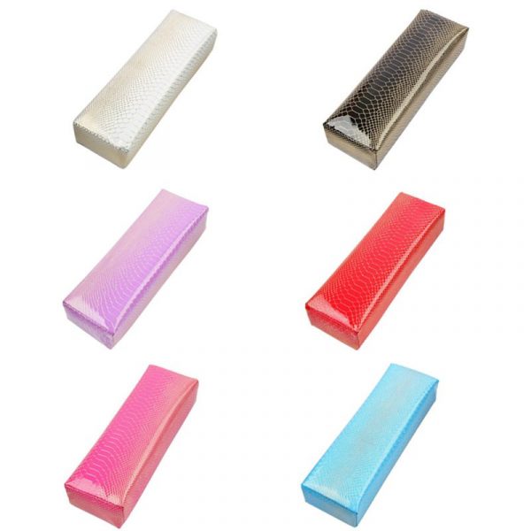 Nail Art Snake Pattern PU Leather Hand Rest Manicure Cushion Pillow-6