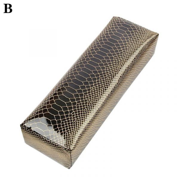 Nail Art Snake Pattern PU Leather Hand Rest Manicure Cushion Pillow-8