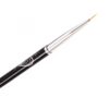 Nail Liner Brush With Black Metal Handle And Diamond Inlaid