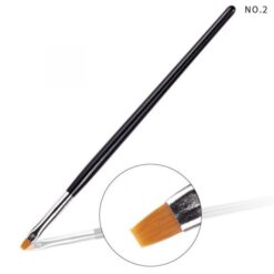 NO.2 of Gel Nail Brush With Black Wooden Handle