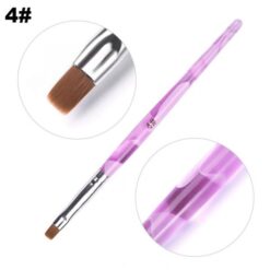 NO.4 of Gel Nail Brush With Spray Design Handle