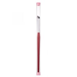 package of Wood Handle Gradient Color Change Nail Art Dye Drawing Painting Angled Brush