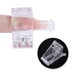 Kẹp bấm móng tay nhanh Polygel Dụng cụ nối dài ngón tay bằng nhựa
