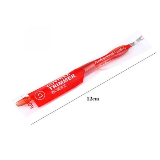 Professional Quality Plastic Dead skin pusher cuticle trimmer-8
