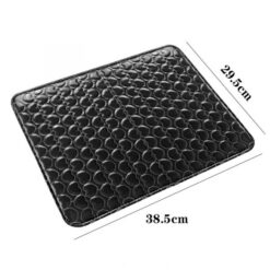 PU Leather Pillow Hand Holder Heart Pattern Manicure Table Mat Pad-2