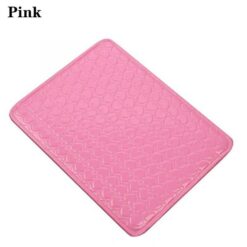 PU Leather Pillow Hand Holder Heart Pattern Manicure Table Mat Pad-6