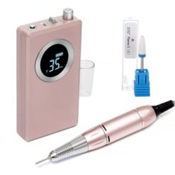 Máy khoan móng tay điện chuyên nghiệp có thể sạc lại 35000RPM E File Nail Drill MK-702