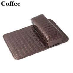 Rectangle Nail Art Sponge Hand Rest Cushion And Soft PU Leather Mat Pad Set-10