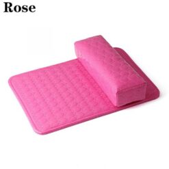 Rectangle Nail Art Sponge Hand Rest Cushion And Soft PU Leather Mat Pad Set-11