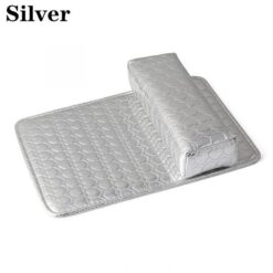 Rectangle Nail Art Sponge Hand Rest Cushion And Soft PU Leather Mat Pad Set-5