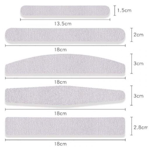 Replaceable Self-adhesive Nail File Sandpaper Grit-6