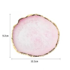 Round Shape Resin Nail Art Color Mixing Palette And Artwork Display Board-4