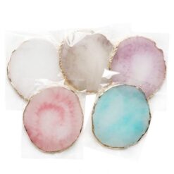 Round Shape Resin Nail Art Color Mixing Palette And Artwork Display Board-6