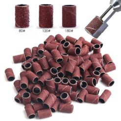 50 cái/túi Băng nhám cho máy khoan làm móng tay điện 180/120/80 Grit