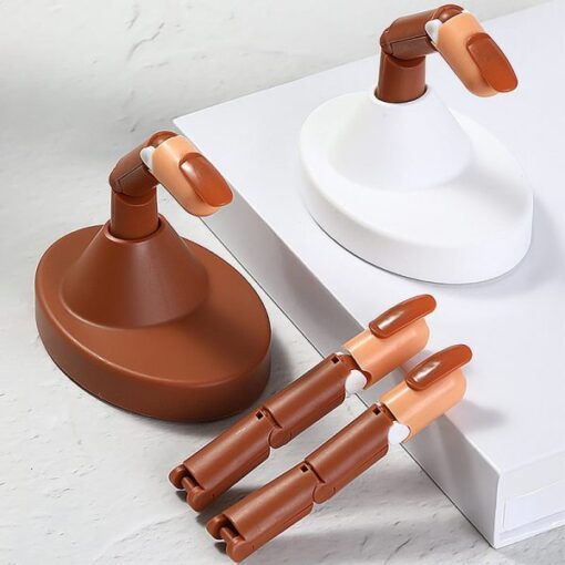 Showing Shelf Manicure Practice Hand Flexible Practice Fingers Set-10