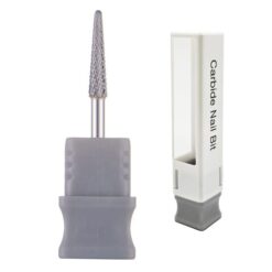 Mũi khoan móng tay cacbua vonfram không phủ lớp phủ hình nón nhỏ 3/32” – Mẫu T8