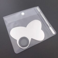 Small Size Five Shapes Stainless Steel Nail Art Makeup Color Palette-11