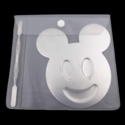 Small Size Five Shapes Stainless Steel Nail Art Makeup Color Palette-13