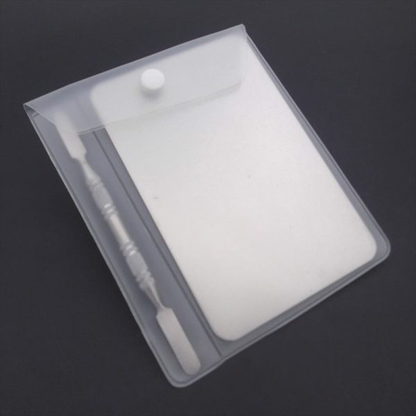 Small Size Five Shapes Stainless Steel Nail Art Makeup Color Palette-6