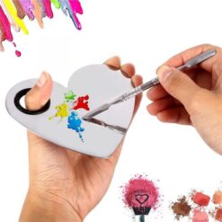 Small Size Five Shapes Stainless Steel Nail Art Makeup Color Palette